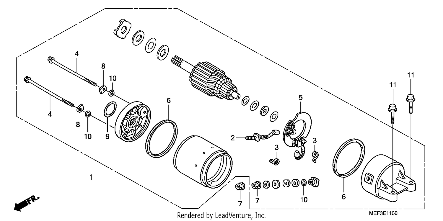 STARTER MOTOR (FJS400D8)
