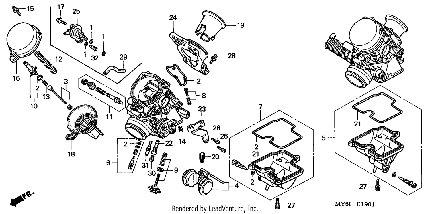 CARBURETOR (COMPONENT PARTS)