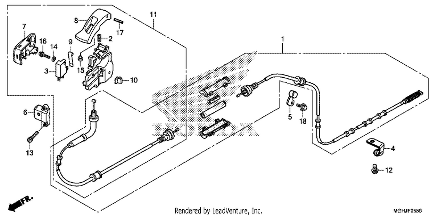  50 PARKING BRAKE LEVER