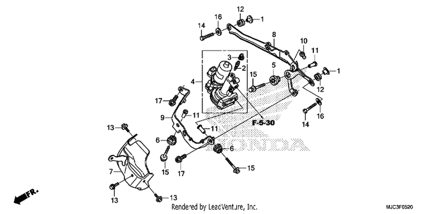  20 FRONT POWER UNIT (CBR600RA)