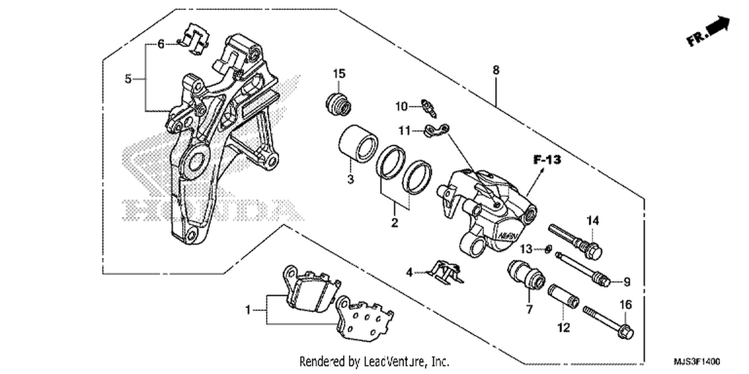  REAR BRAKE CALIPER