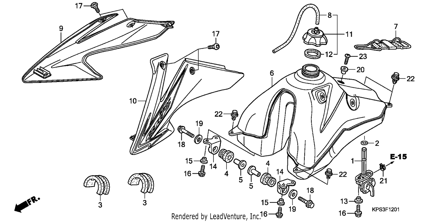 FUEL TANK (CRF230F8/9)