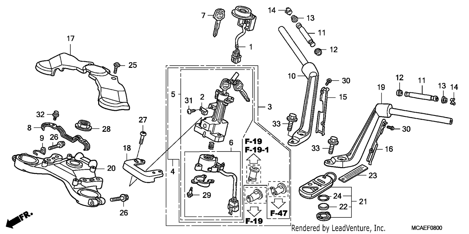 HANDLE PIPE/TOP BRIDGE