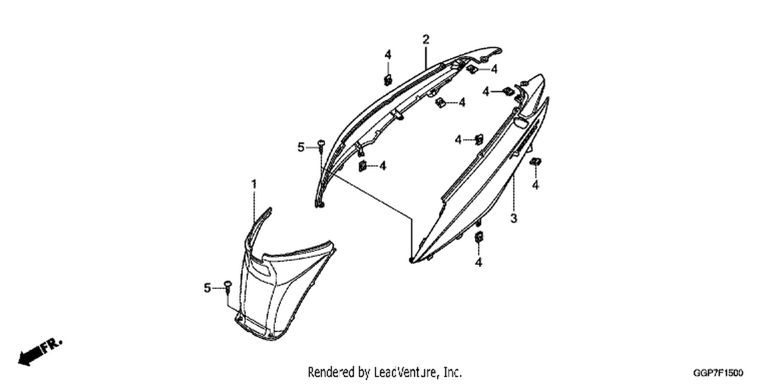  BODY COVER (NSC50/MPD/WH)