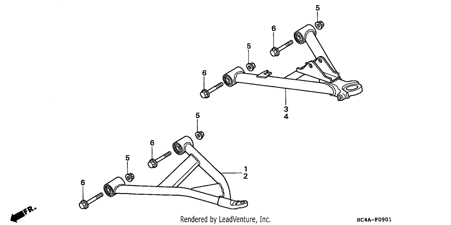 FRONT ARM (TRX300) ('83-'95)