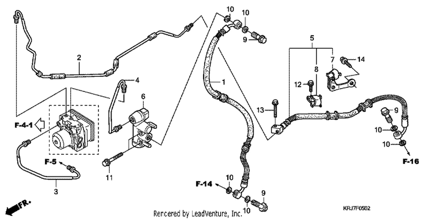  2 REAR BRAKE PI PE (FES125A) (FES150A)
