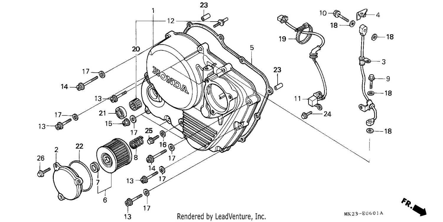 RIGHT CRANKCASE COVER