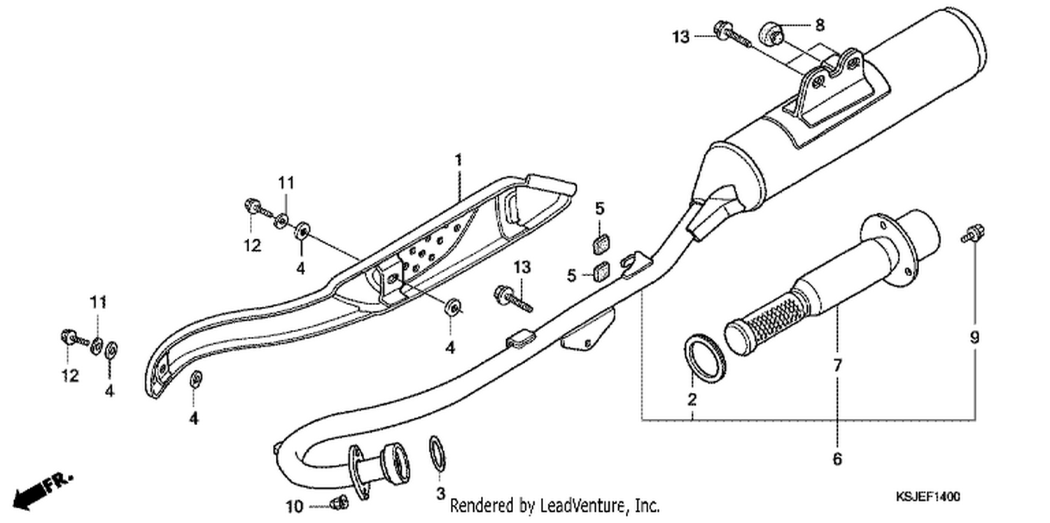  EXHAUST MUFFLER