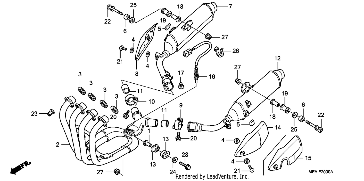 EXHAUST MUFFLER