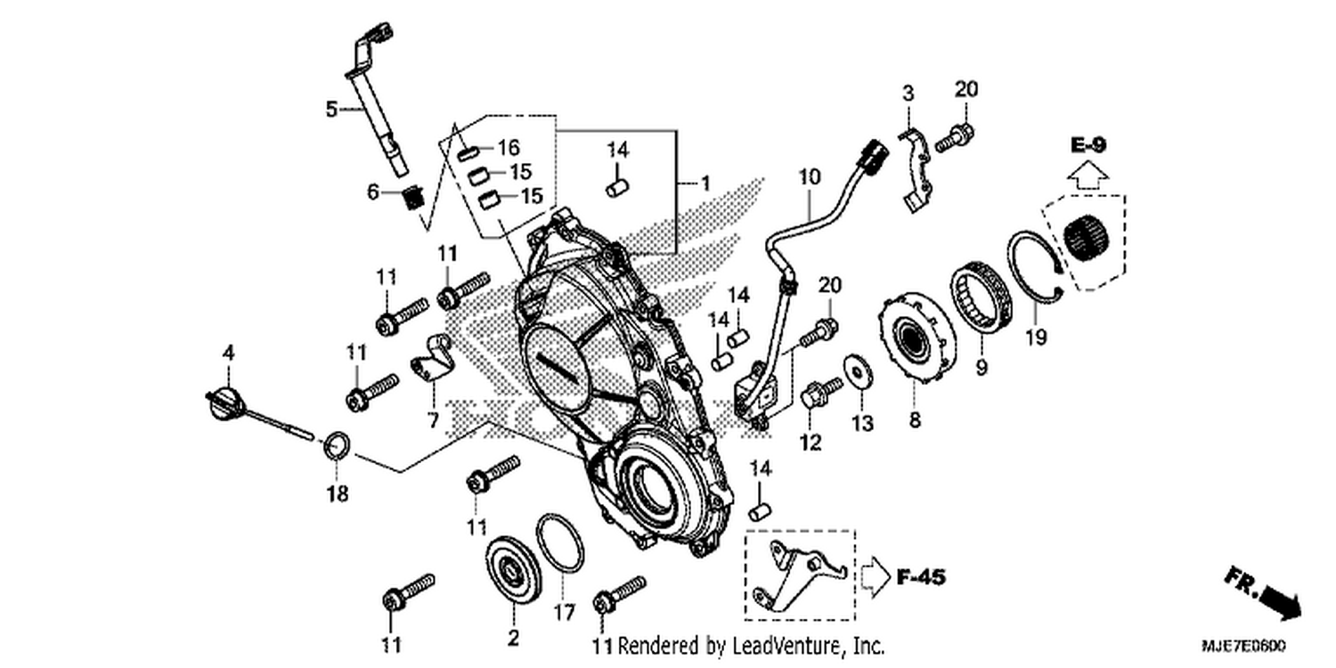  RIGHT CRANKCASE COVER
