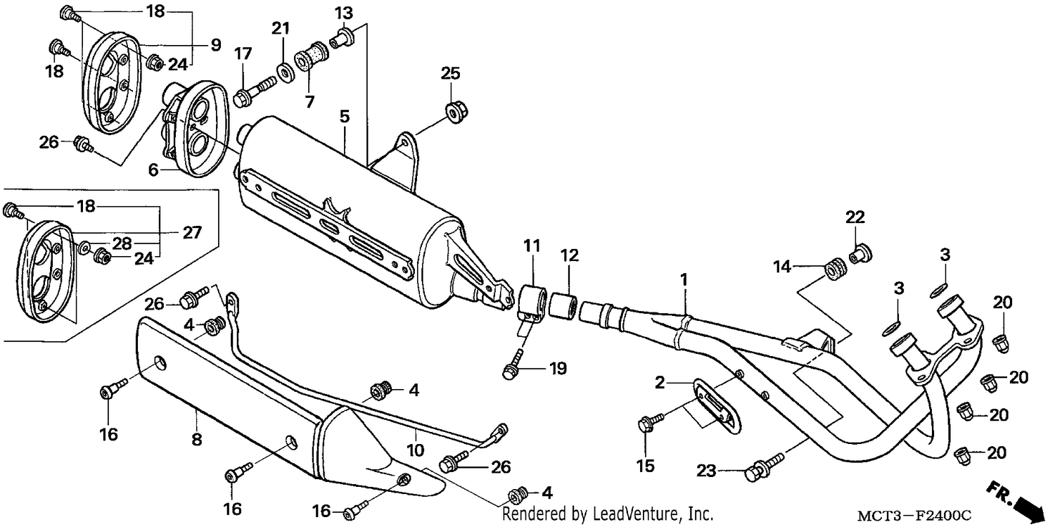 EXHAUST MUFFLER