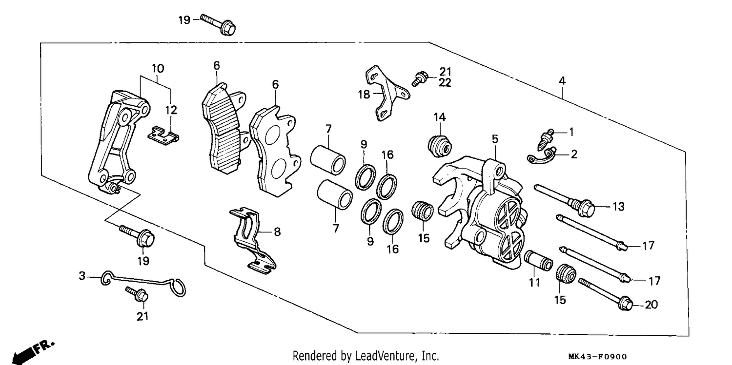 FRONT BRAKE CALIPER