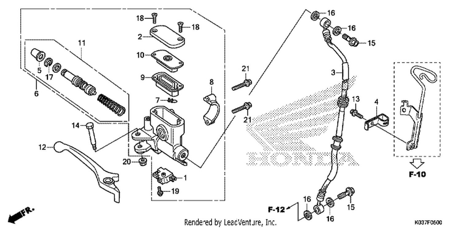  FRONT BRAKE MASTER CYLI NDER