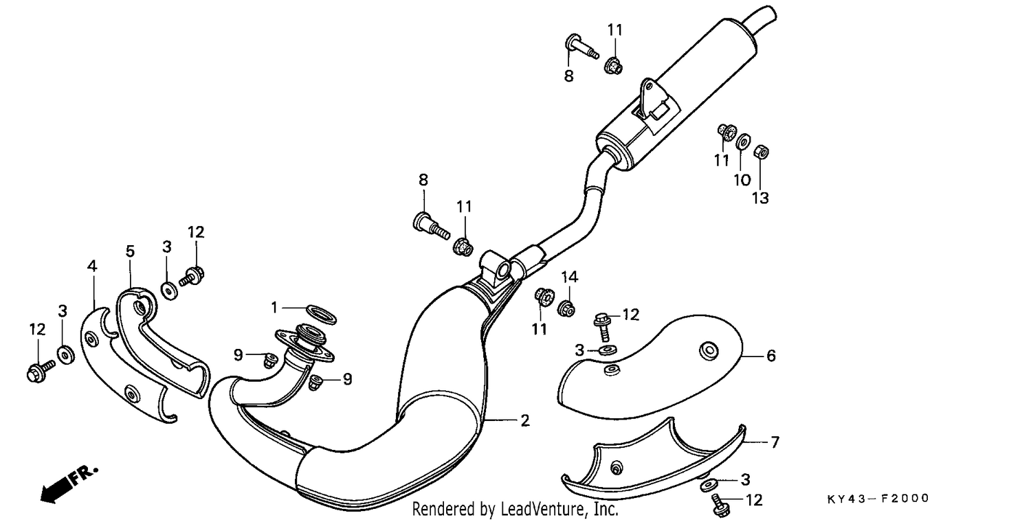 EXHAUST MUFFLER