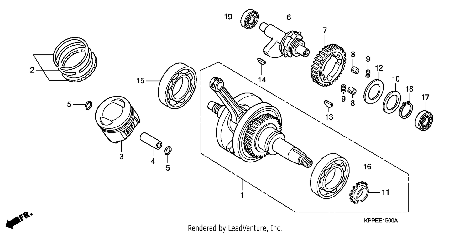 CRANK SHAFT/PISTON