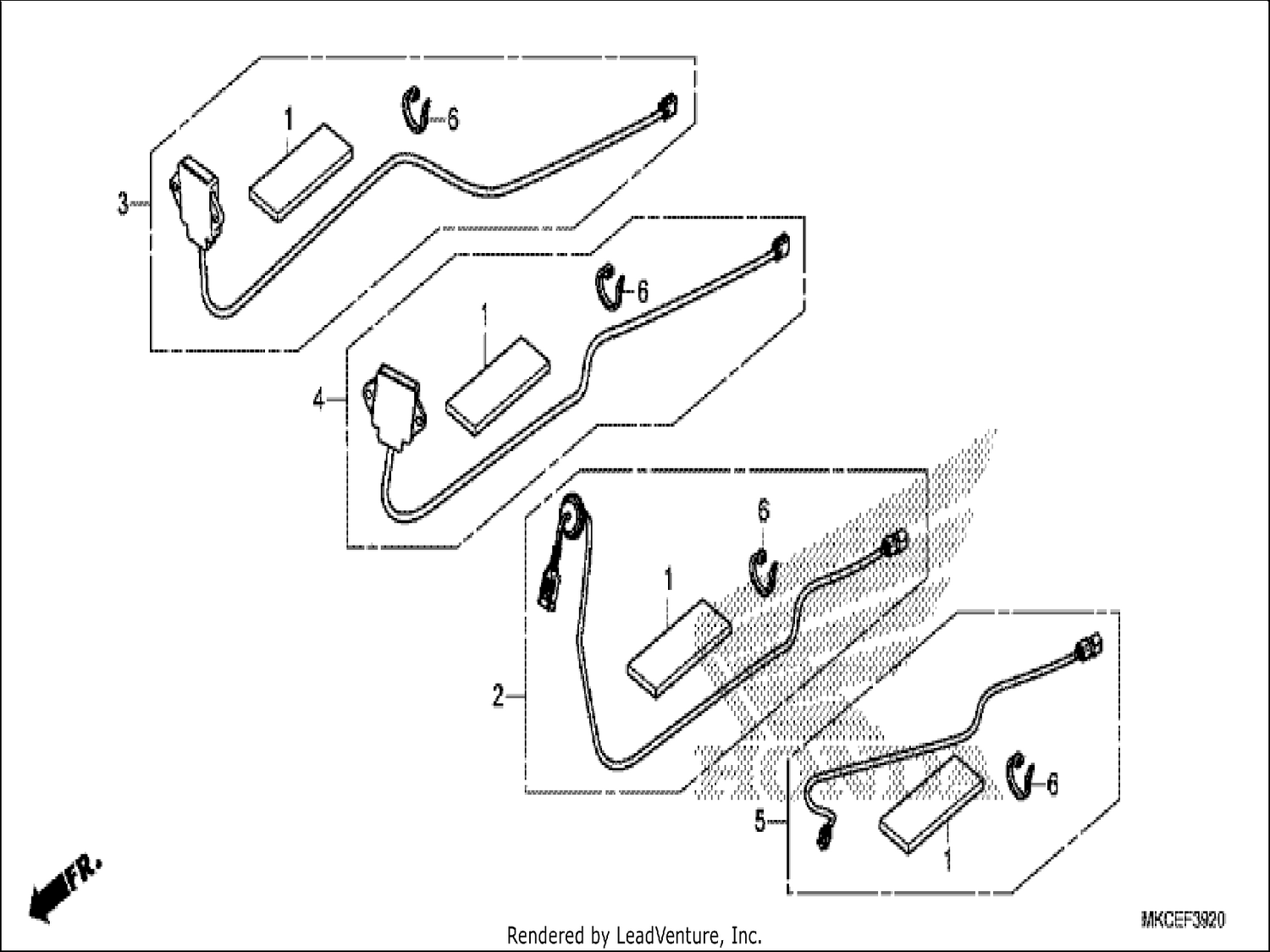  20 ANTENNA SET/CORD SET