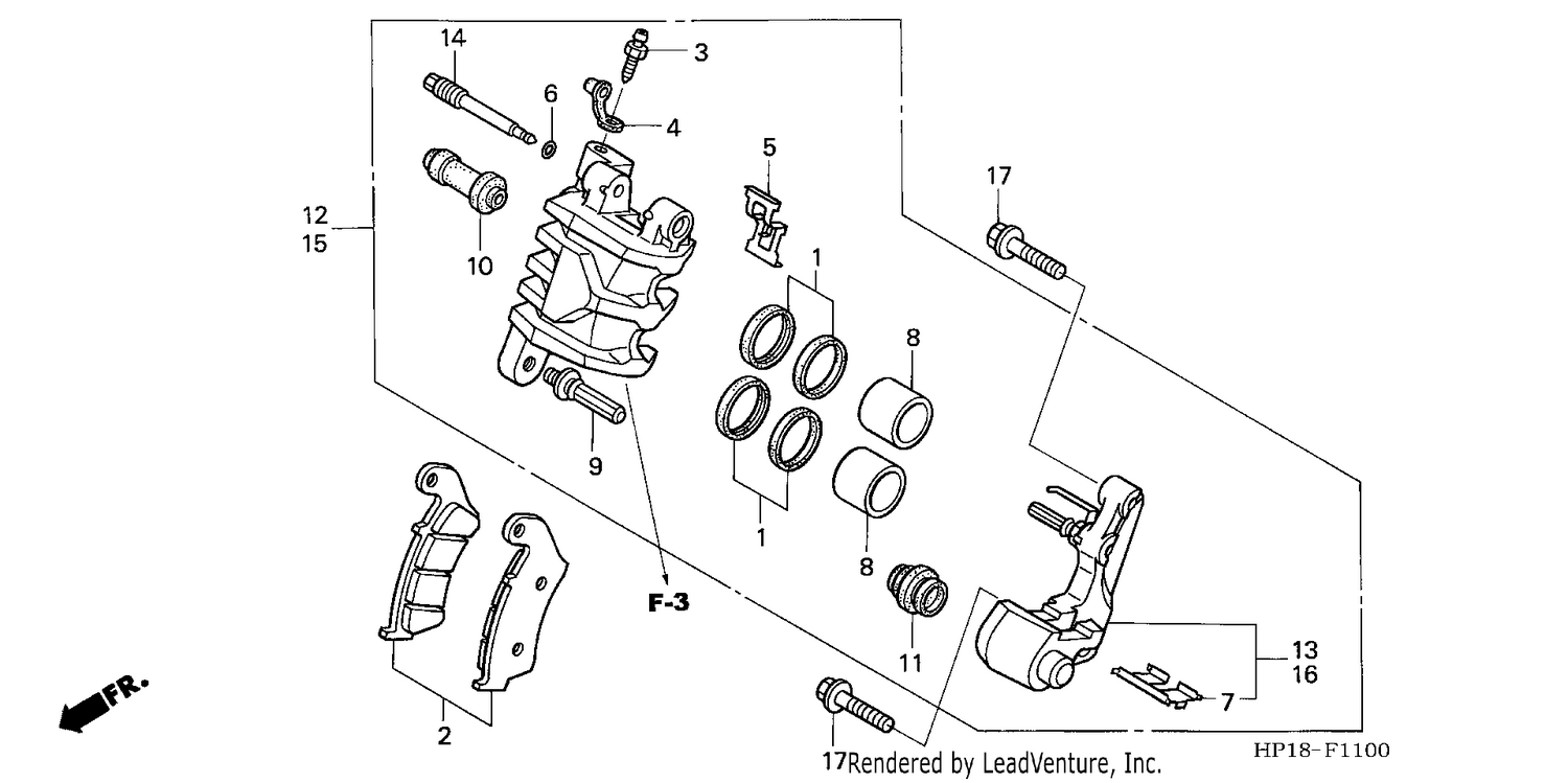FRONT BRAKE CALIPER