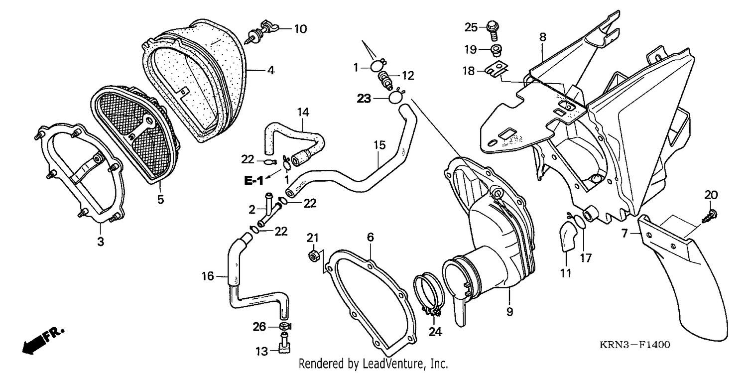 AIR CLEANER (CRF250R4/5)