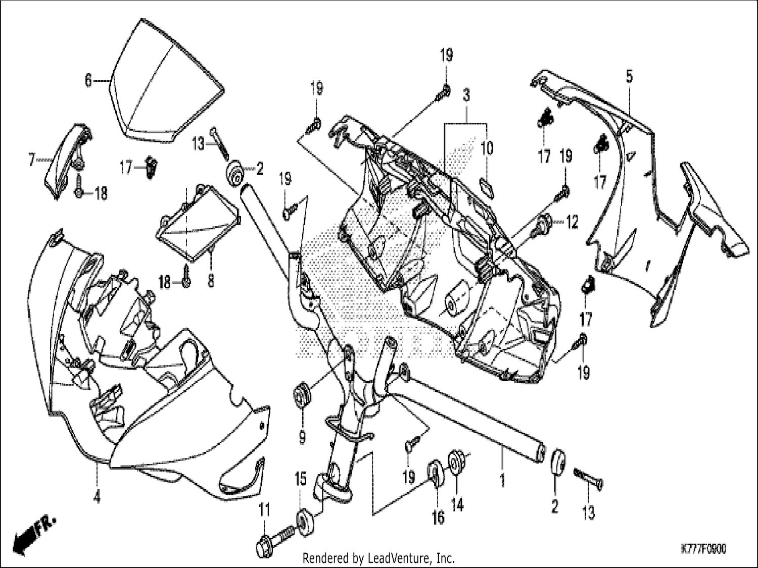  STEERING HANDLE/HANDLE COVER