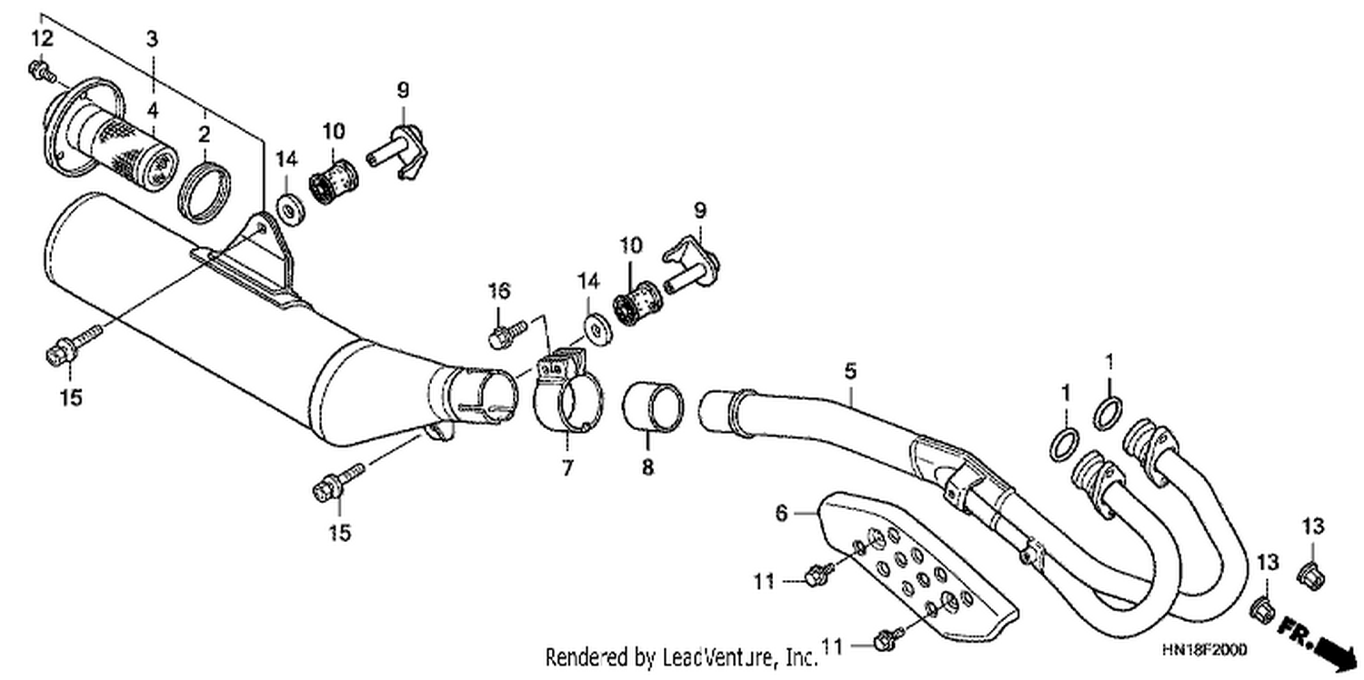  EXHAUST MUFFLER