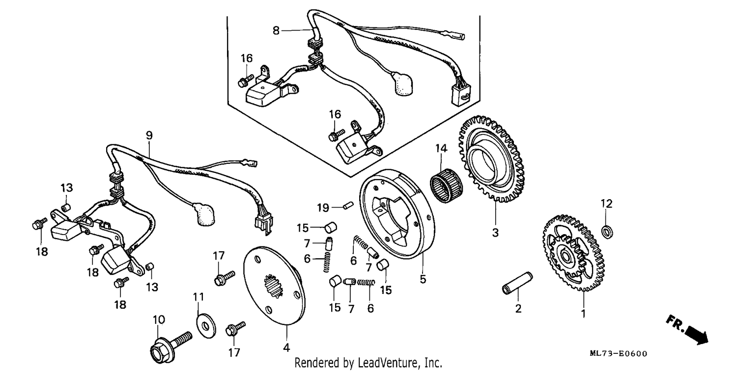 PULSE GENERATOR/ STARTING CLUTCH