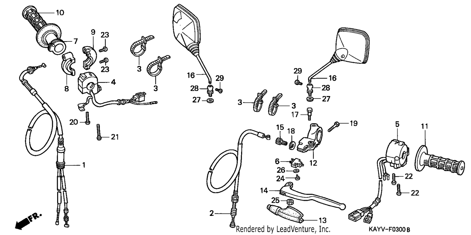 HANDLE LEVER/SWITCH/CABLE