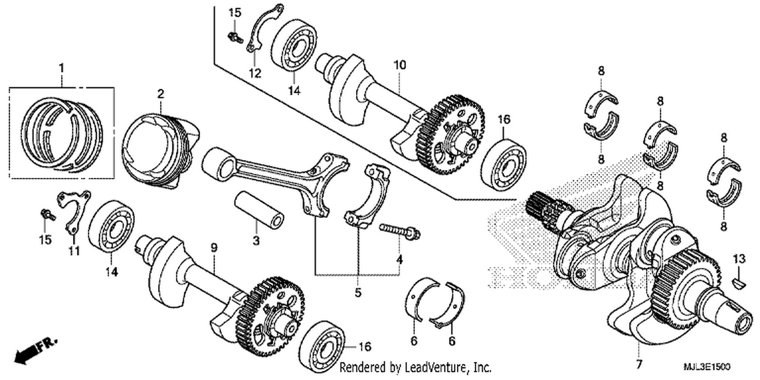  CRANKSHAFT/ PI STON