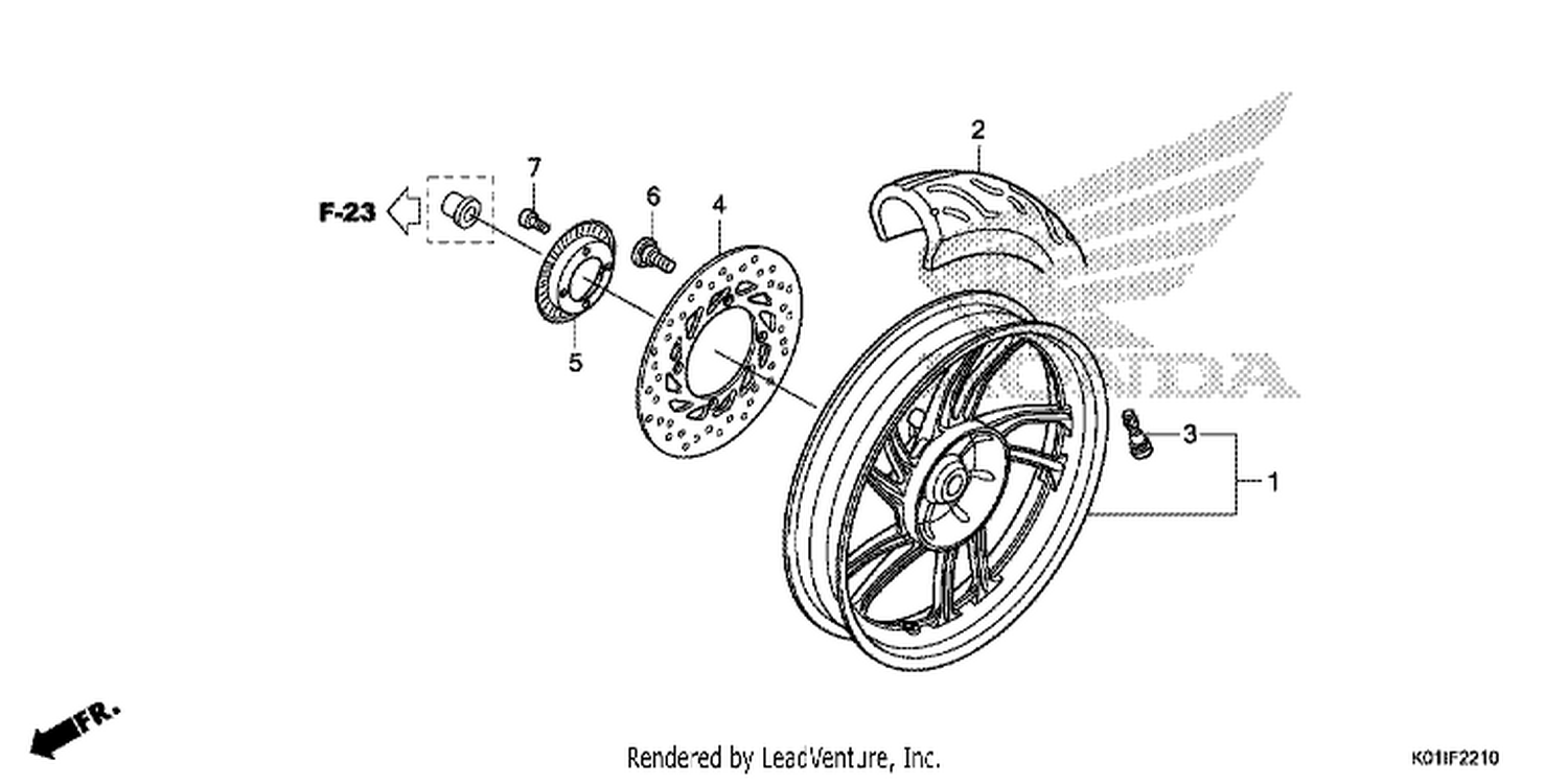  10 REAR WHEEL