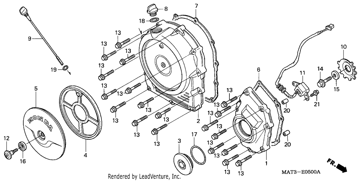 RIGHT CRANKCASE COVER