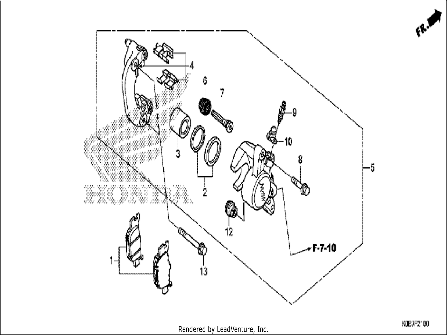  REAR BRAKE CALIPER
