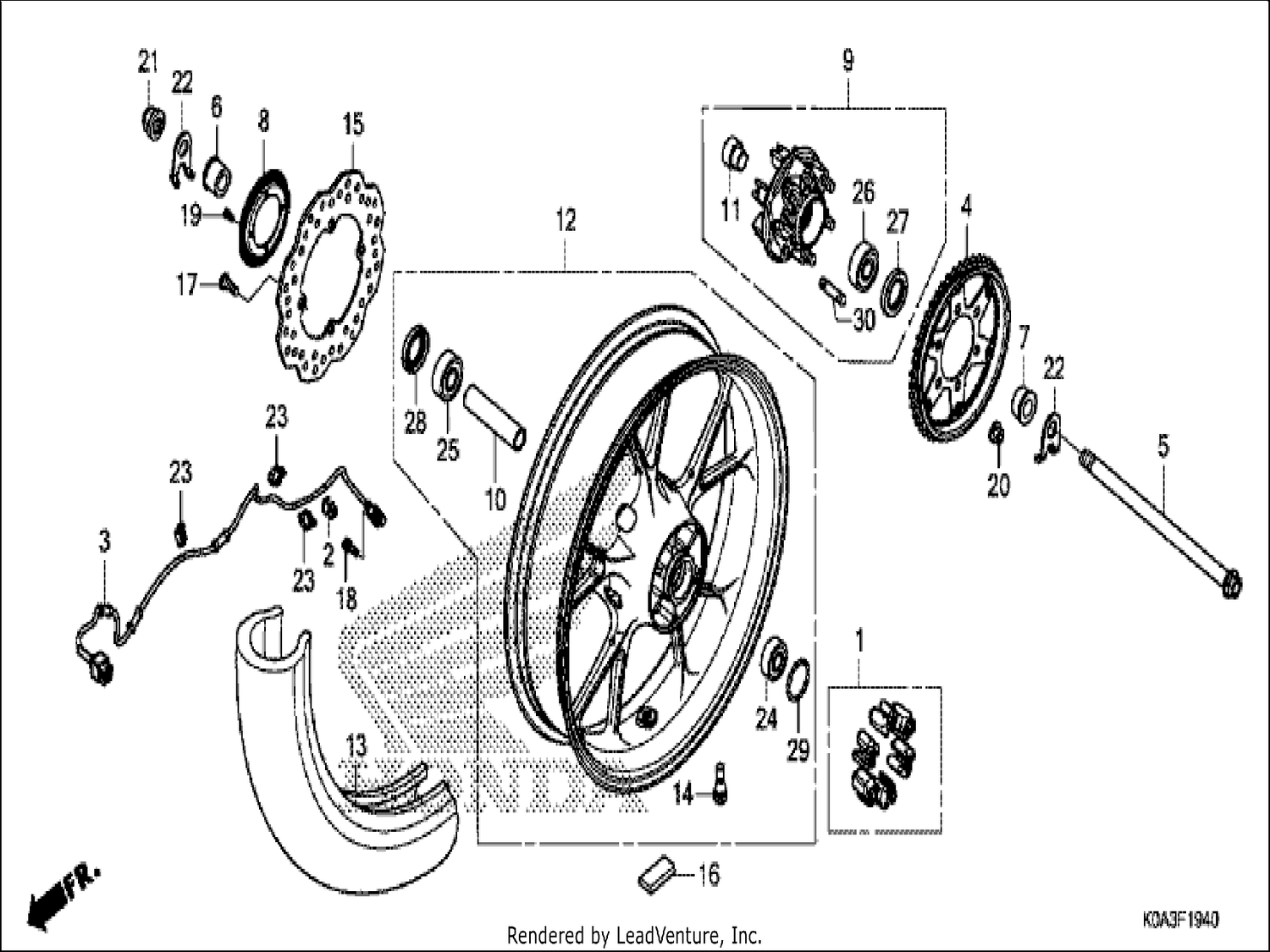  40 REAR WHEEL