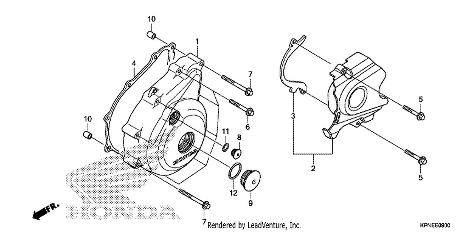  LEFT CRANKCASE COVER