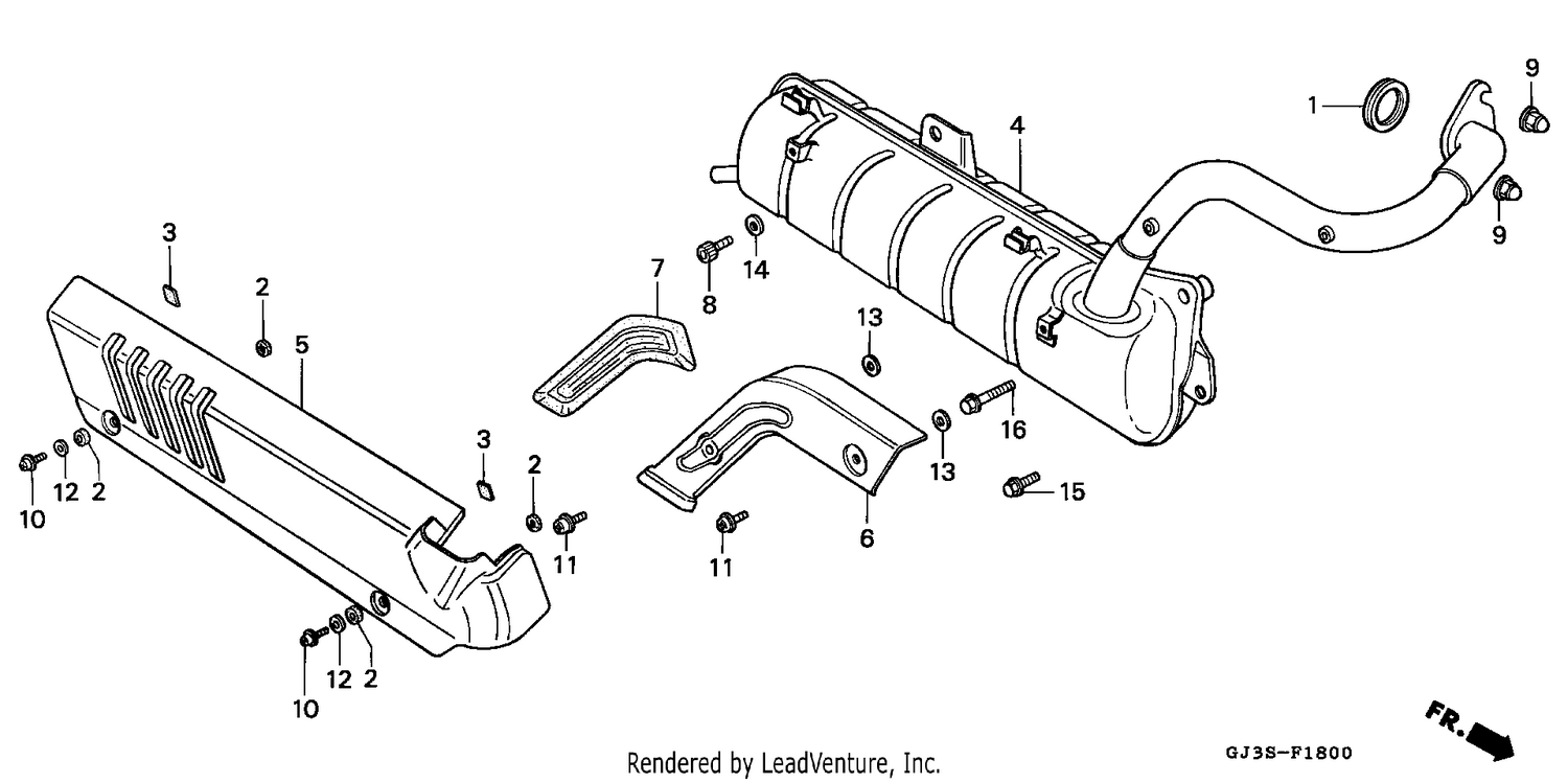 EXHAUST MUFFLER