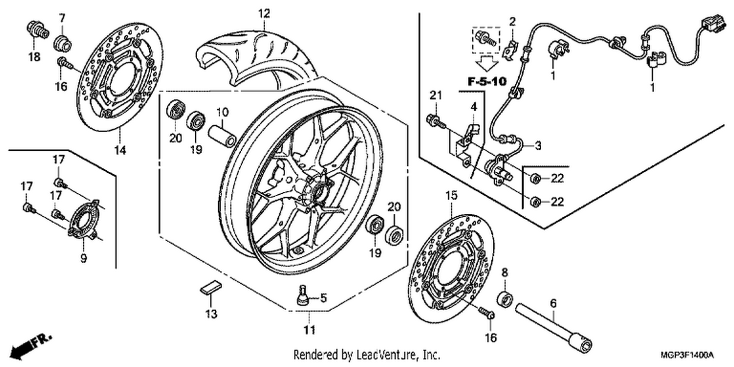  FRONT WHEEL