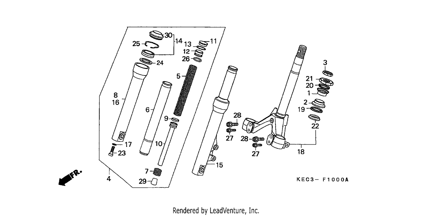 FRONT FORK/FRONT CUSHION