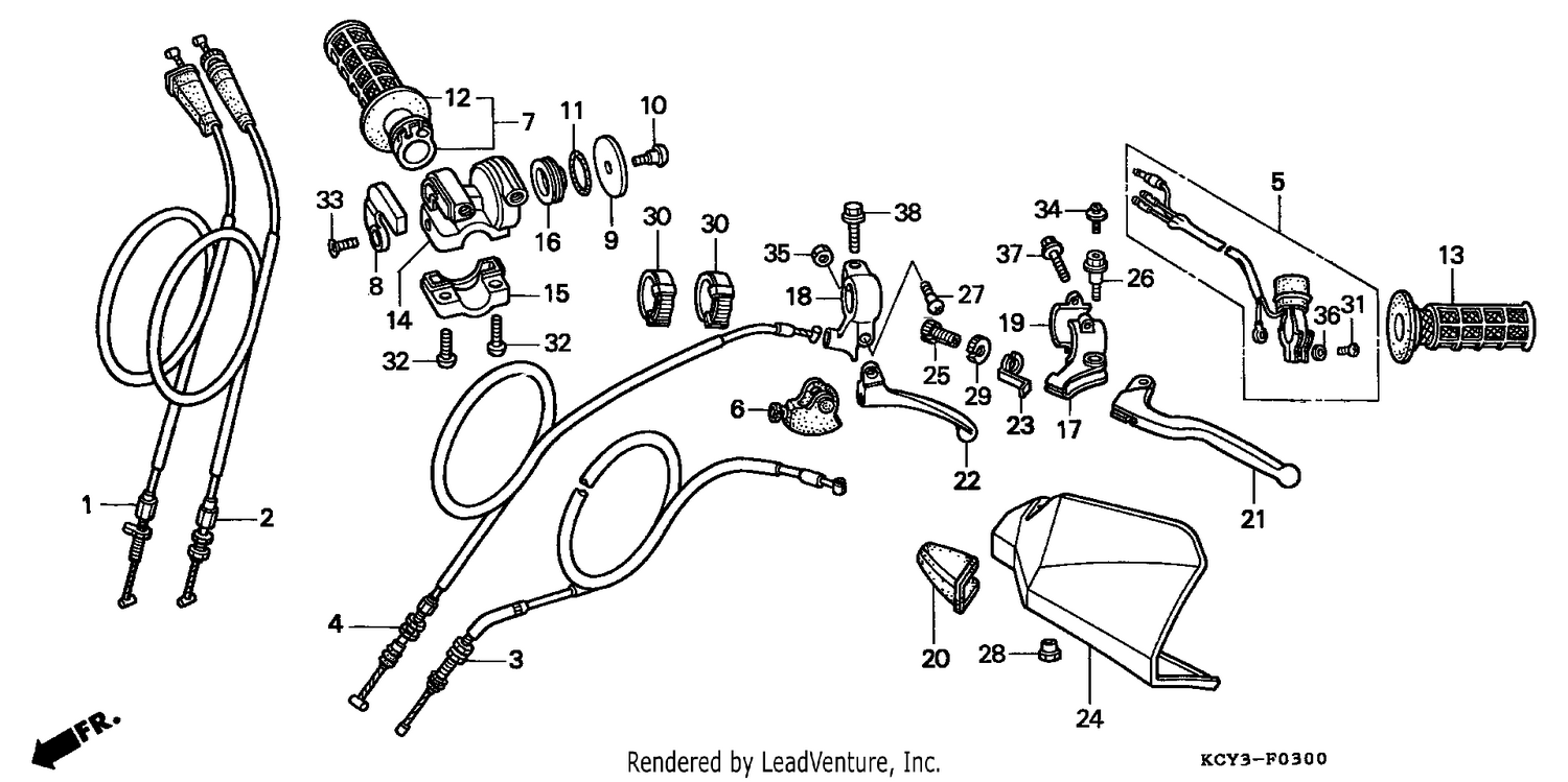 HANDLE LEVER/SWITCH/CABLE (CM)