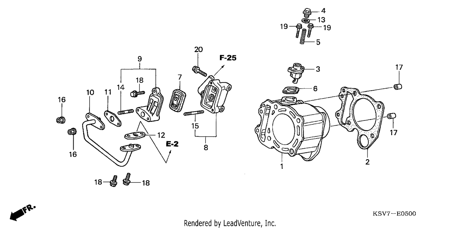CYLINDER/REED VALVE