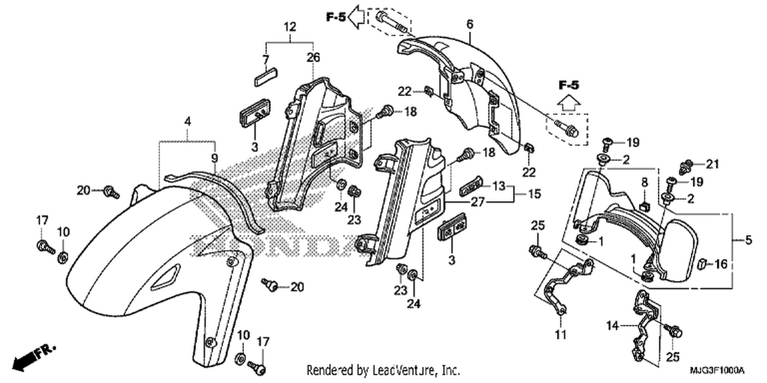  FRONT FENDER