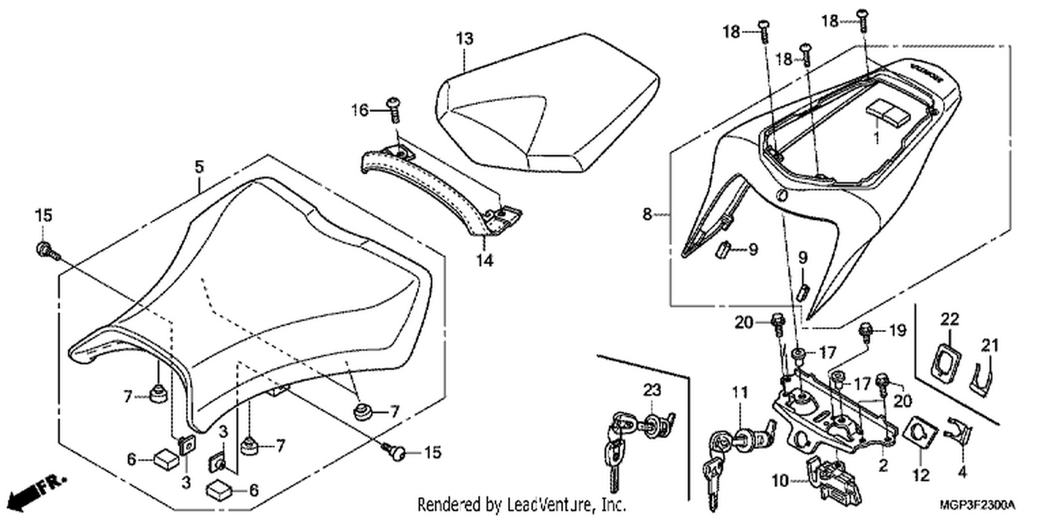  SEAT (CBR1000RR/RA)