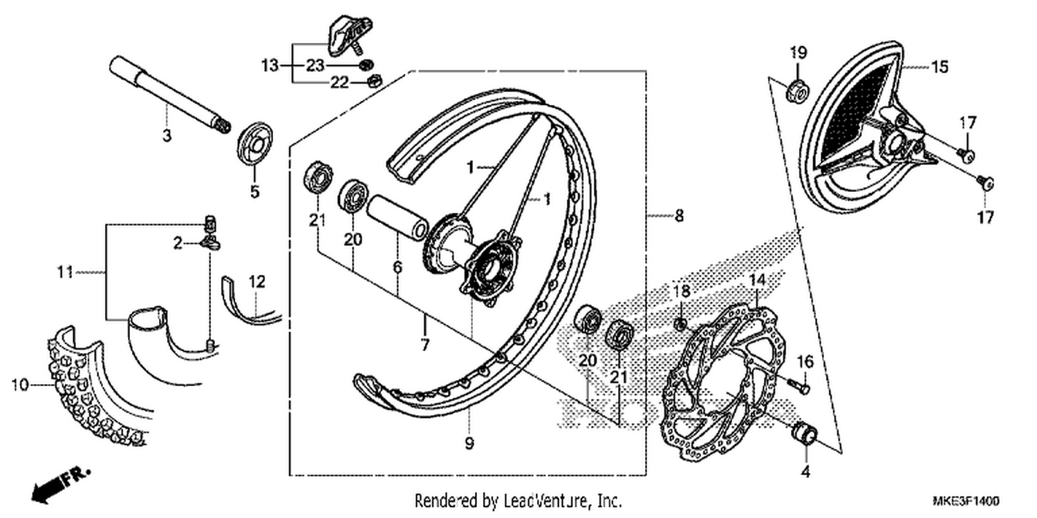  FRONT WHEEL