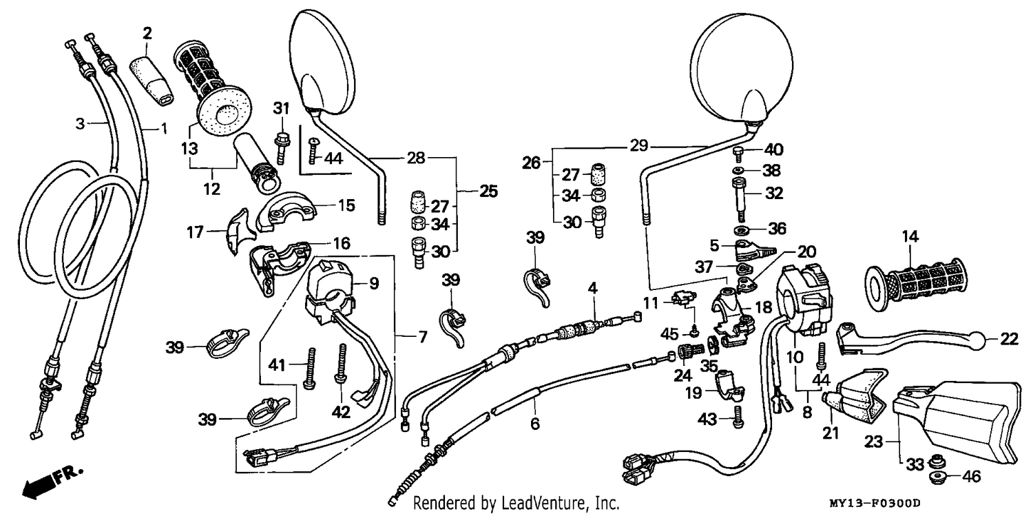 HANDLE LEVER/SWITCH/CABLE