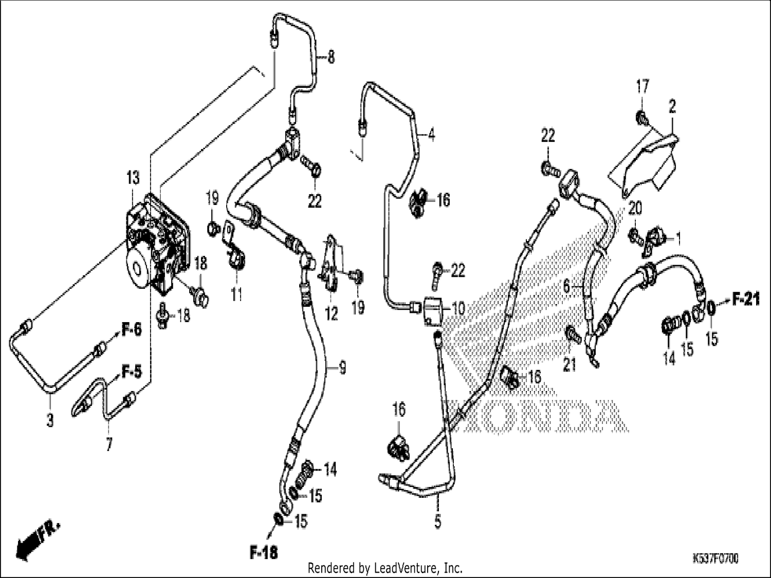  BRAKE PIPE/BRAKE HOSE/ABS MODULATOR