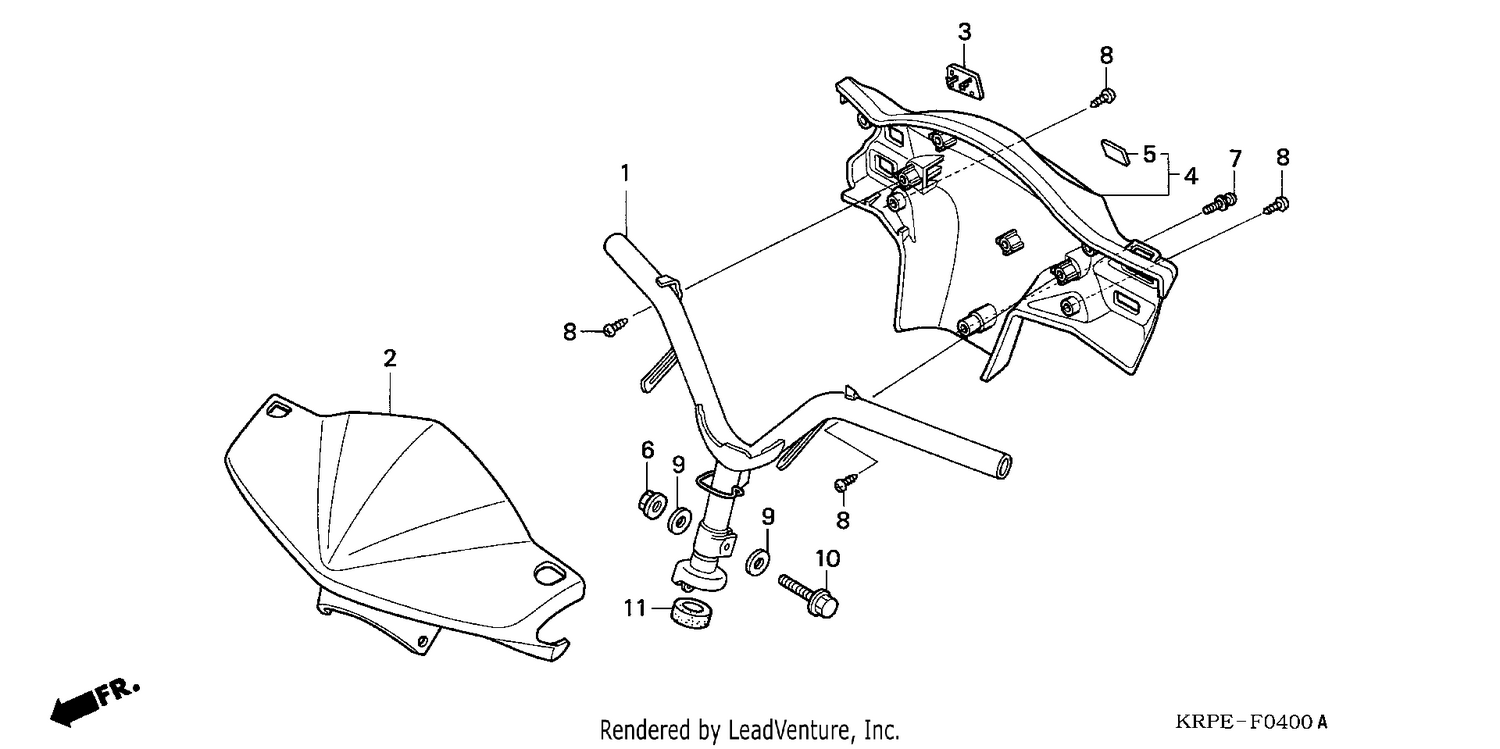 STEERING HANDLE/HANDLE COVER