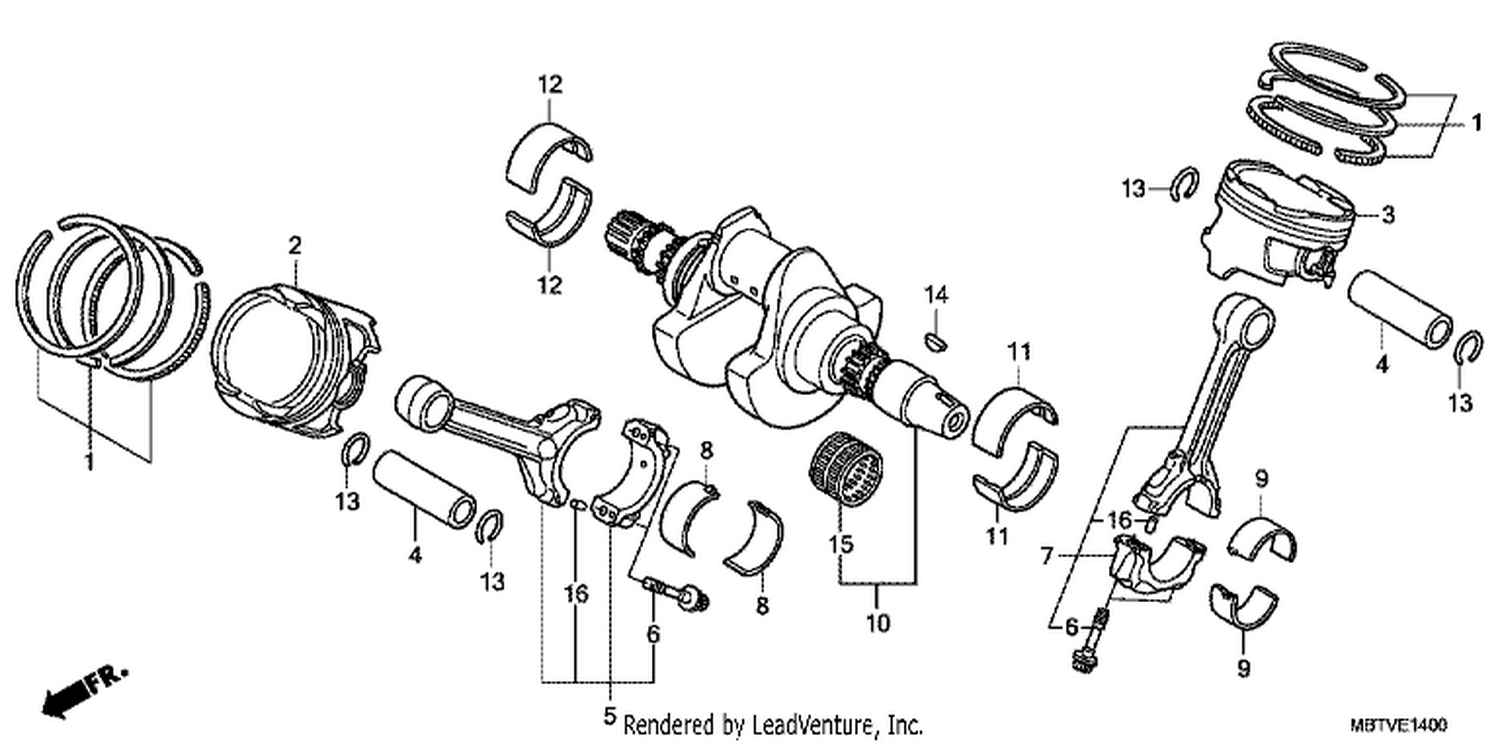  CRANKSHAFT/PISTON