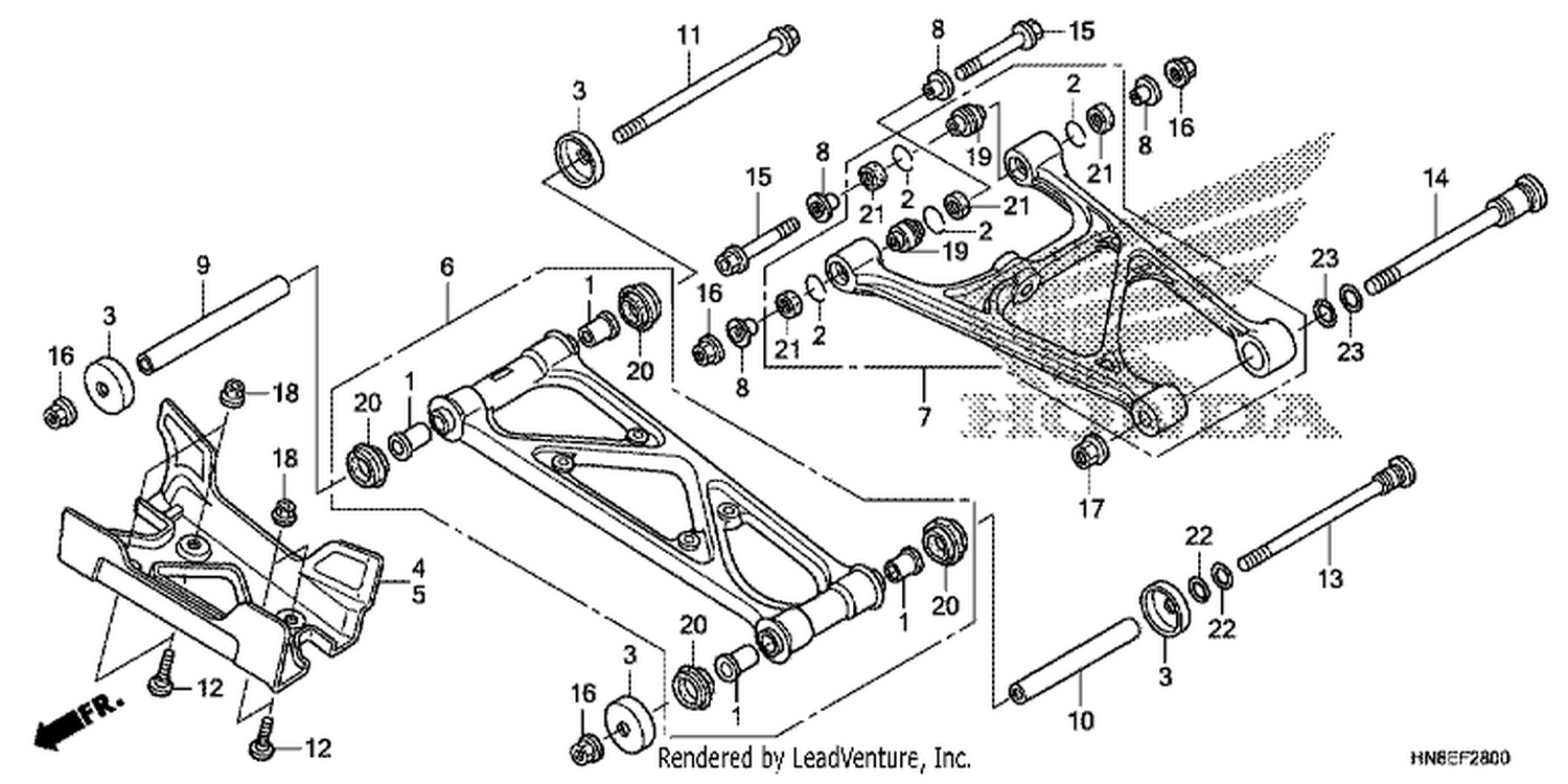  REAR ARM (TRX680FAE)