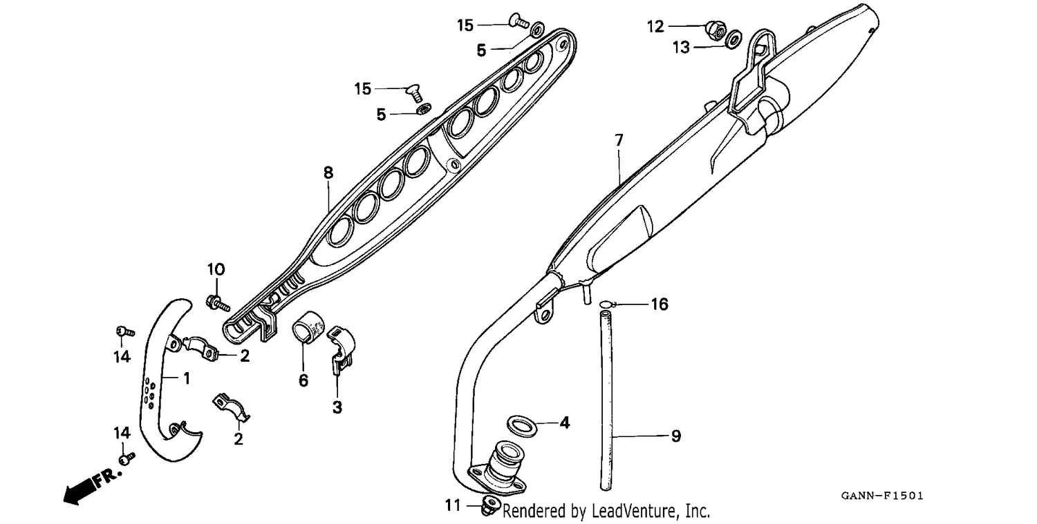 EXHAUST MUFFLER
