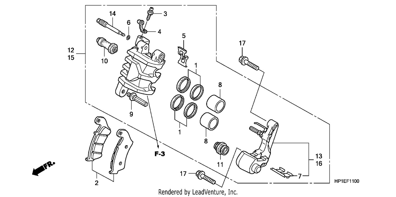 FRONT BRAKE CALIPER