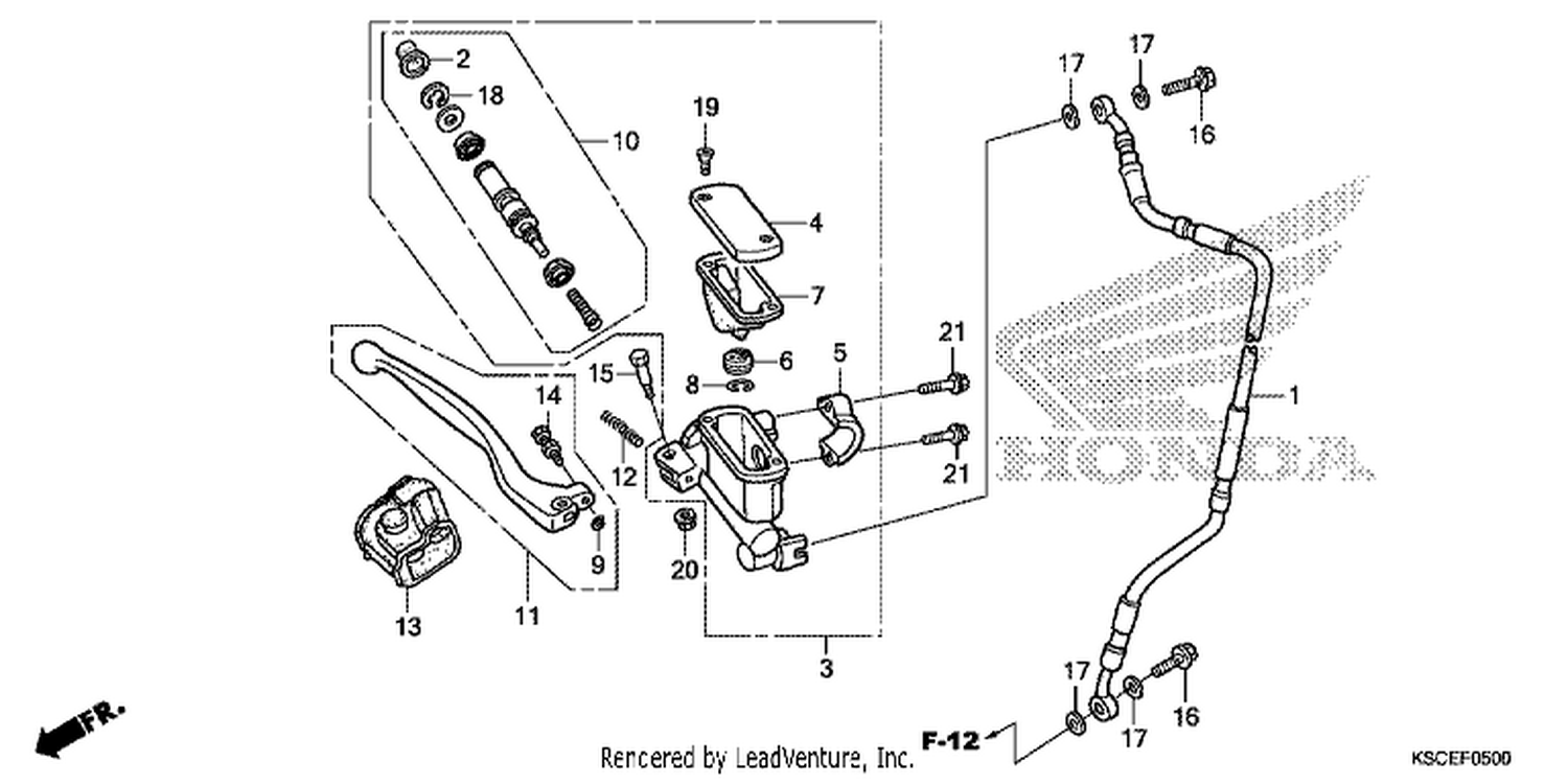  FRONT BRAKE MASTER CYLINDER