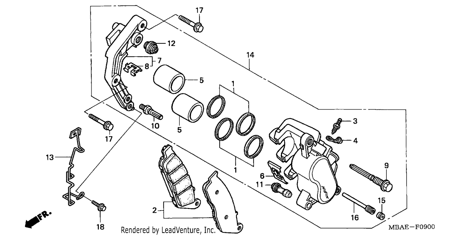 FRONT BRAKE CALIPER
