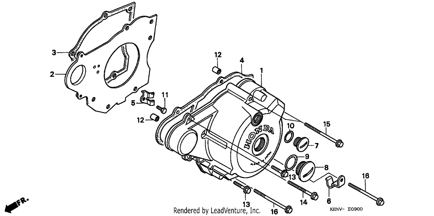 LEFT CRANKCASE COVER